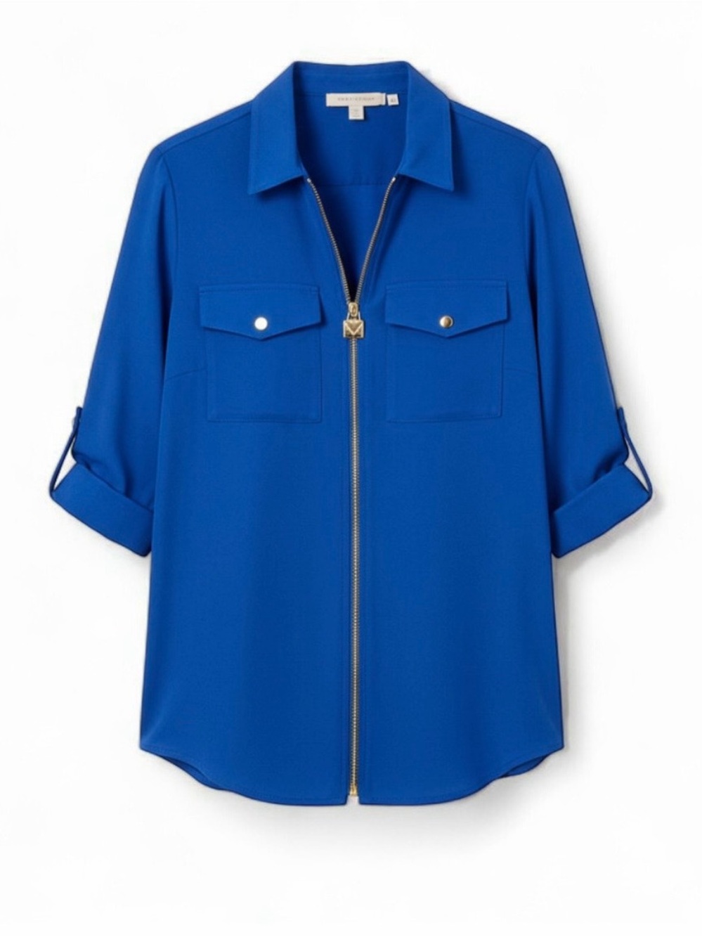 Michael Kors Blue Button-up Blouse Womens Medium